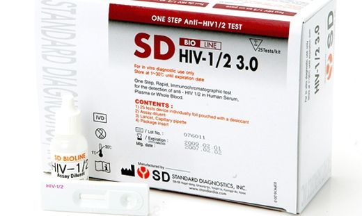 Test nhanh chẩn đoán viêm gan B SD Bioline HBsAg W/B