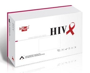 Test kít thử nhanh phát hiện kháng thể kháng HIV InTEC One Step HIV 1&2 Tri-Line, WB/S/P, 40T/Kit