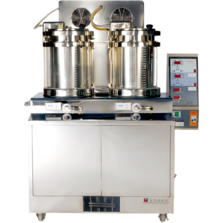 Máy sắc thuốc đóng túi 02 nồi đảo và hồi lưu hơi thuốc tự động YJX20/2+1(50-250)E Đông Hoa Viên