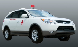 Xe cứu thương Veracruz 3.8 AT 2011 Hyundai