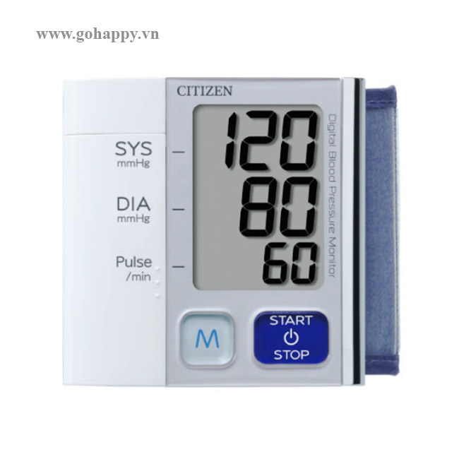 Máy đo huyết áp điện tử cổ tay Citizen CH-608