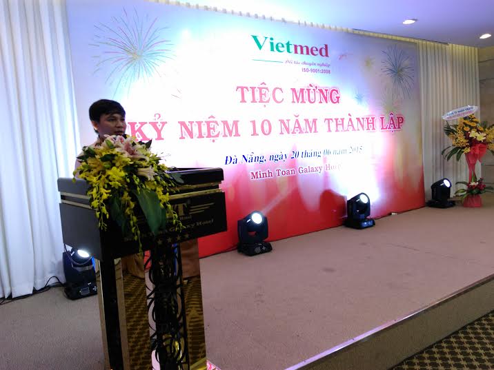 Công ty Vietmed long trọng tổ chức lễ kỷ niệm 10 năm thành lập