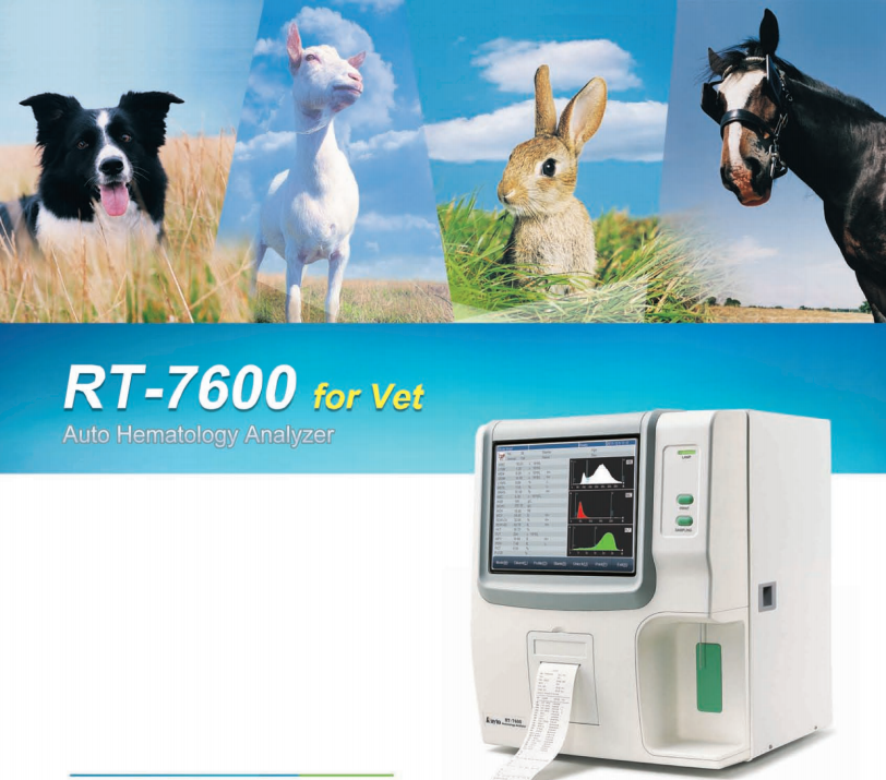 Máy xét nghiệm huyết học RT-7600Vet Rayto