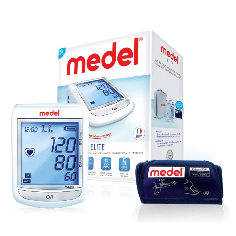 Máy đo huyết áp điện tử bắp tay Medel ELITE, Italy