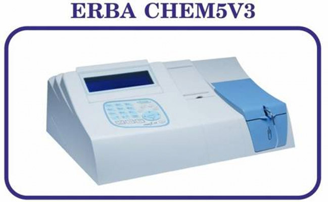 Máy sinh hóa bán tự động Chem 5v3 siêu rẻ